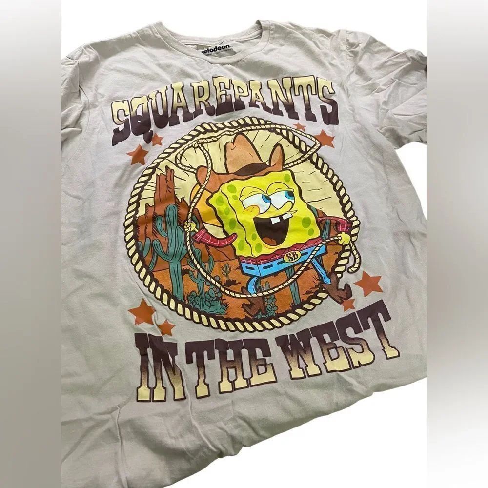 Nickelodeon size medium graphic sponge bob tee shirt received gift never worn